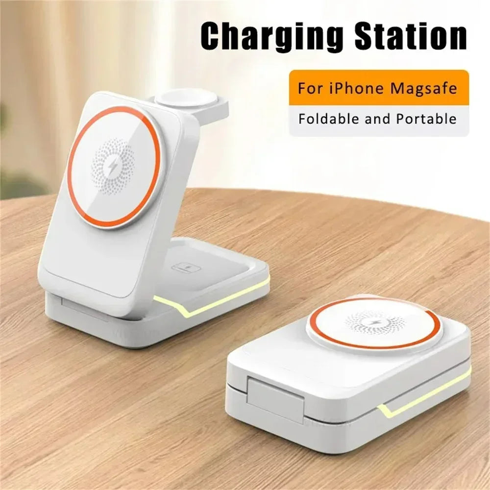 3-in-1 30W Magnetic Wireless Charging Station