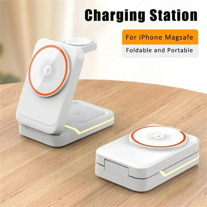3-in-1 30W Magnetic Wireless Charging Station