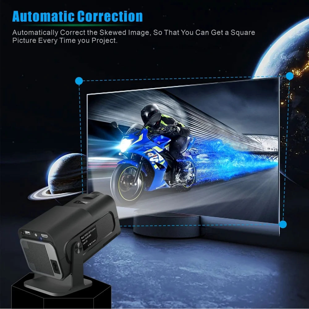 HY320 Android 11 Mini 4K Projector