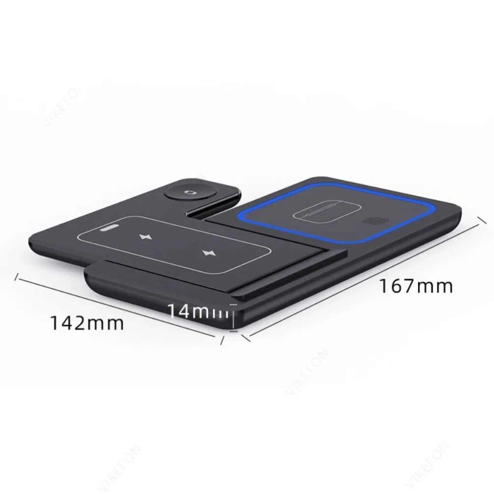 3-in-1 Fast Wireless Charger Station