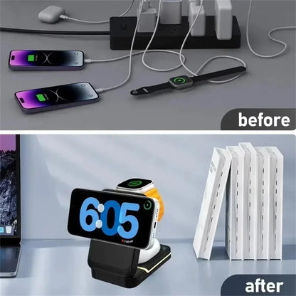3-in-1 30W Magnetic Wireless Charging Station