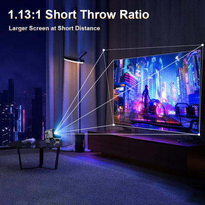 Mini 4K Portable WiFi Projector