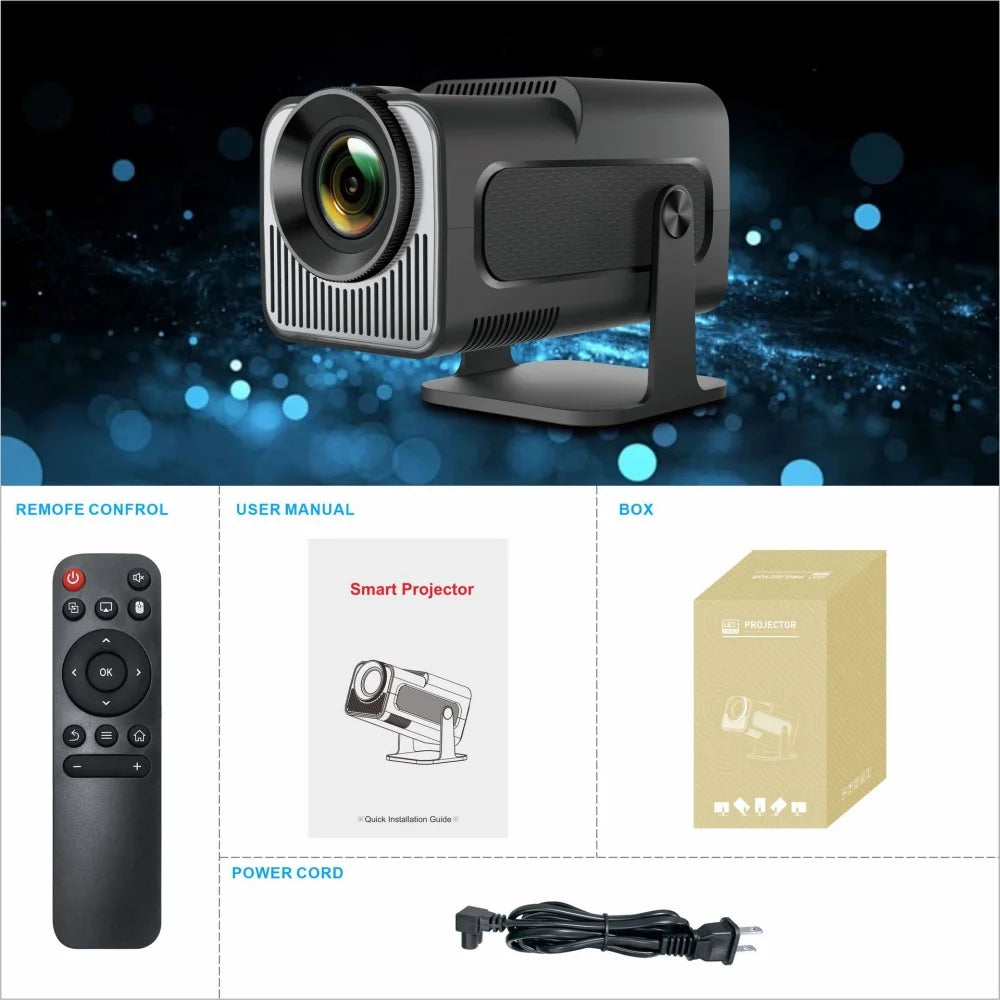 HY320 Android 11 Mini 4K Projector