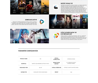 VR SHINECON 3D Headset