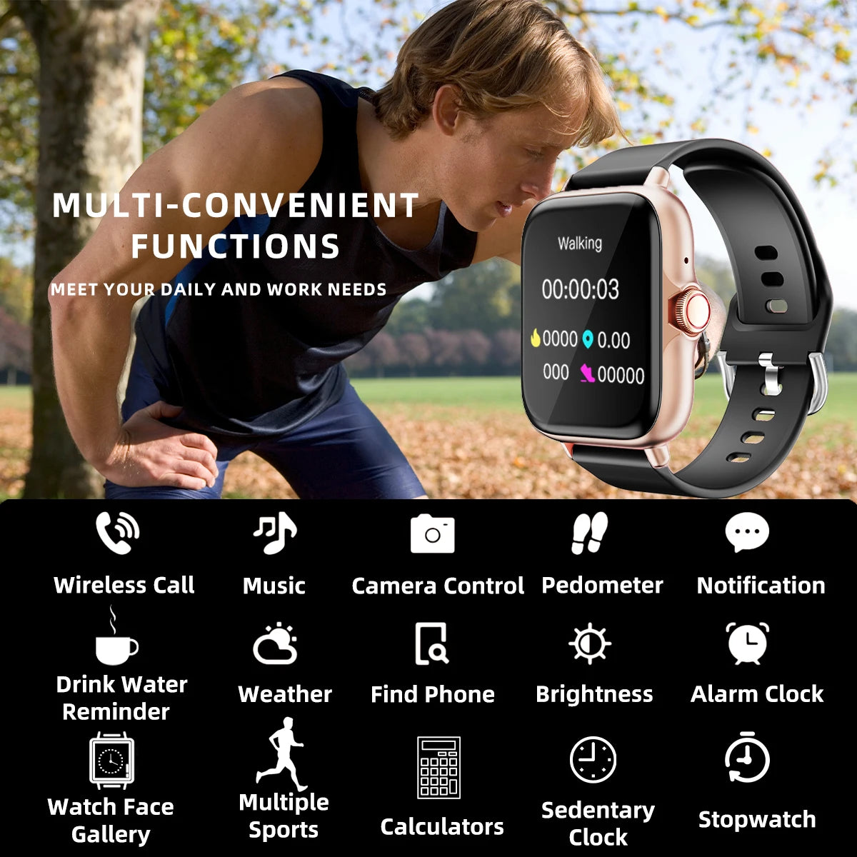 Sports Fitness Smart Watch
