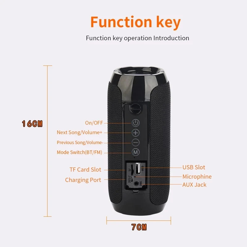 Portable Bluetooth Music Speaker