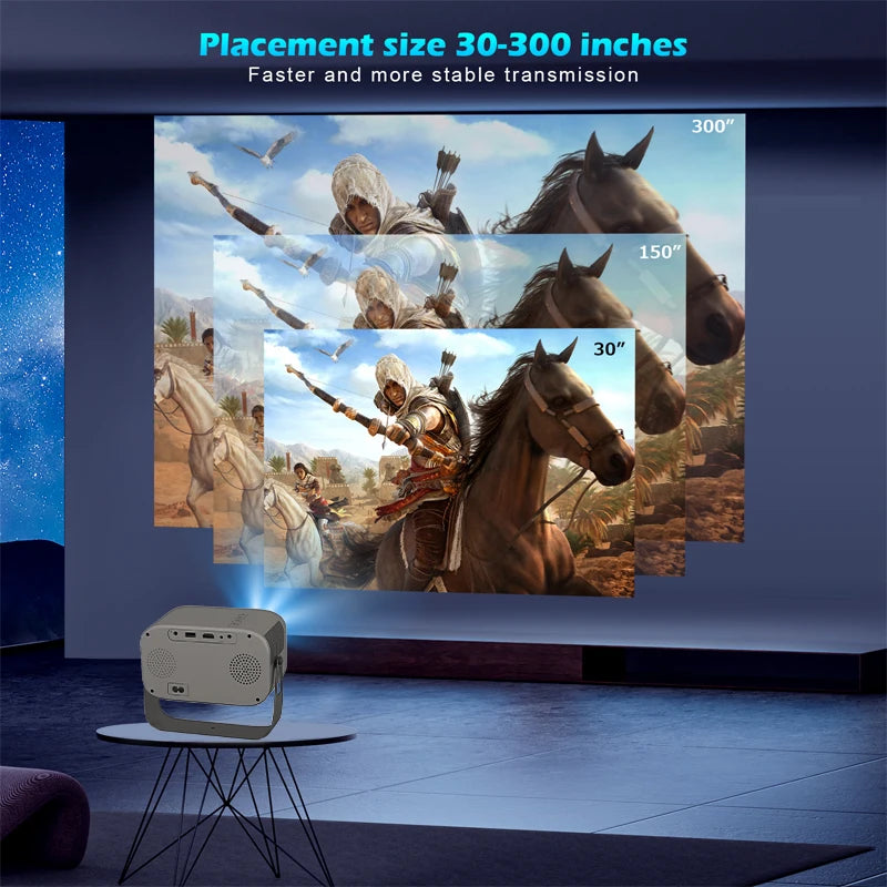 Mini 4K Portable WiFi Projector
