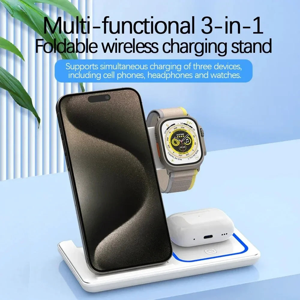 3-in-1 30W Wireless Charging Stand