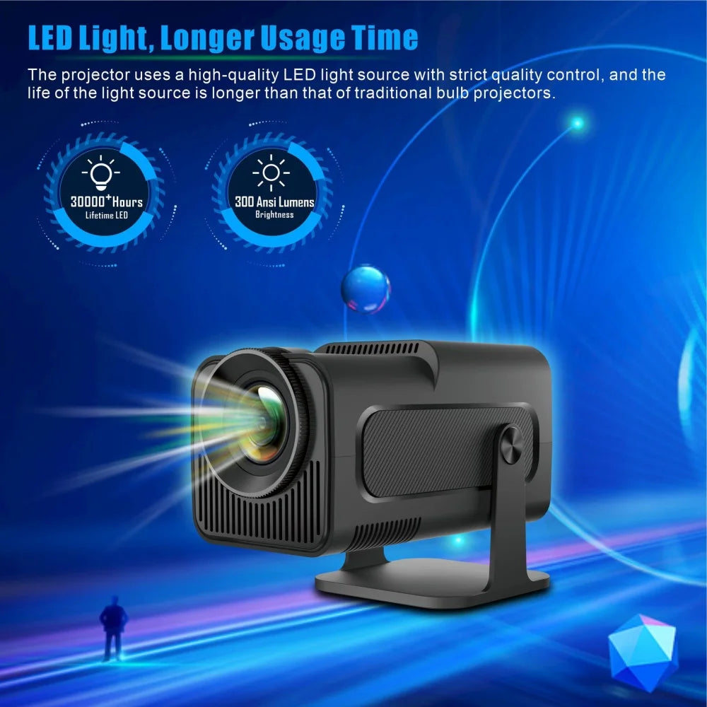 HY320 Android 11 Mini 4K Projector