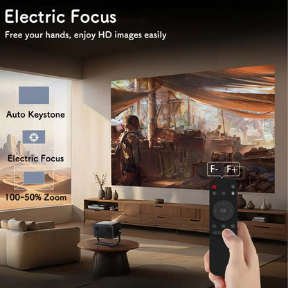 Mini 4K Portable WiFi Projector