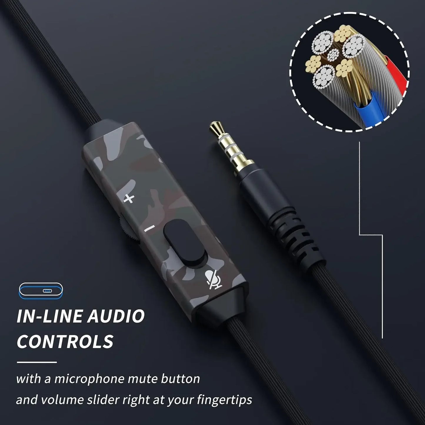 Wired Gamer Headset with Mics