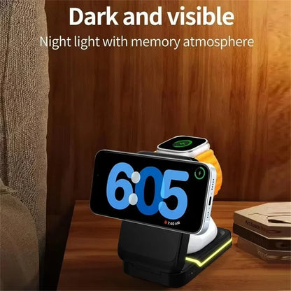 3-in-1 30W Magnetic Wireless Charging Station
