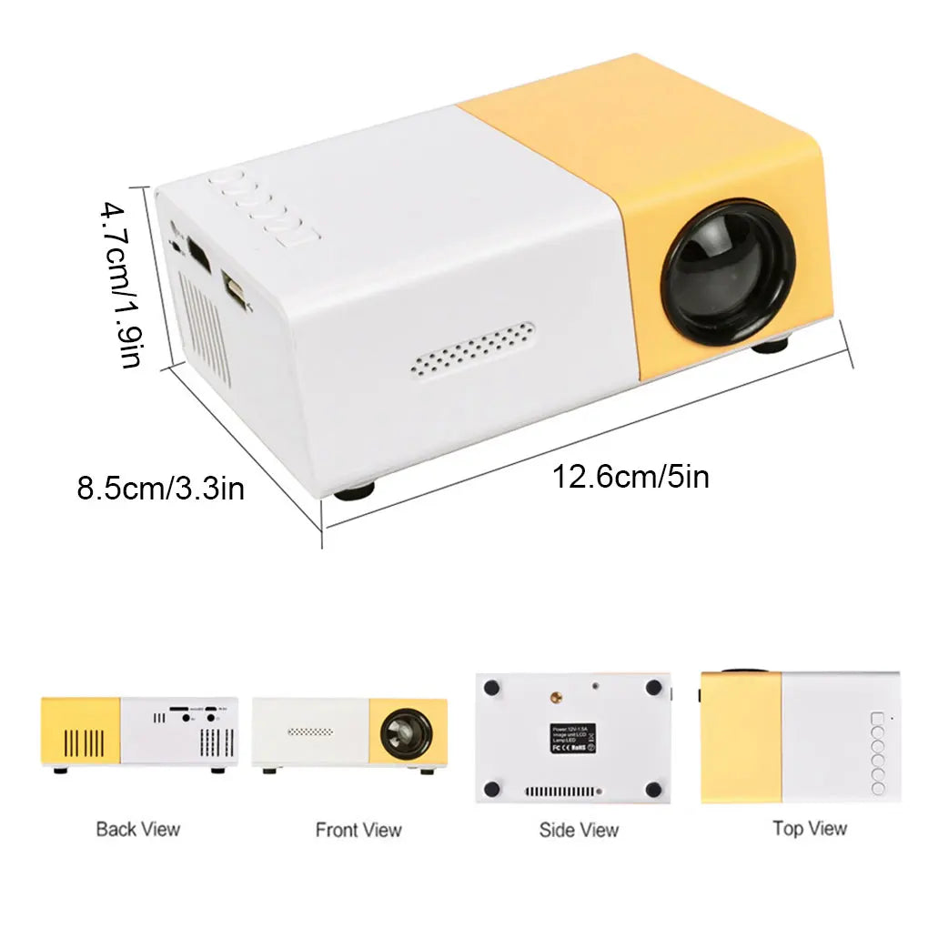 YG300 Portable 1080P Mini Projector